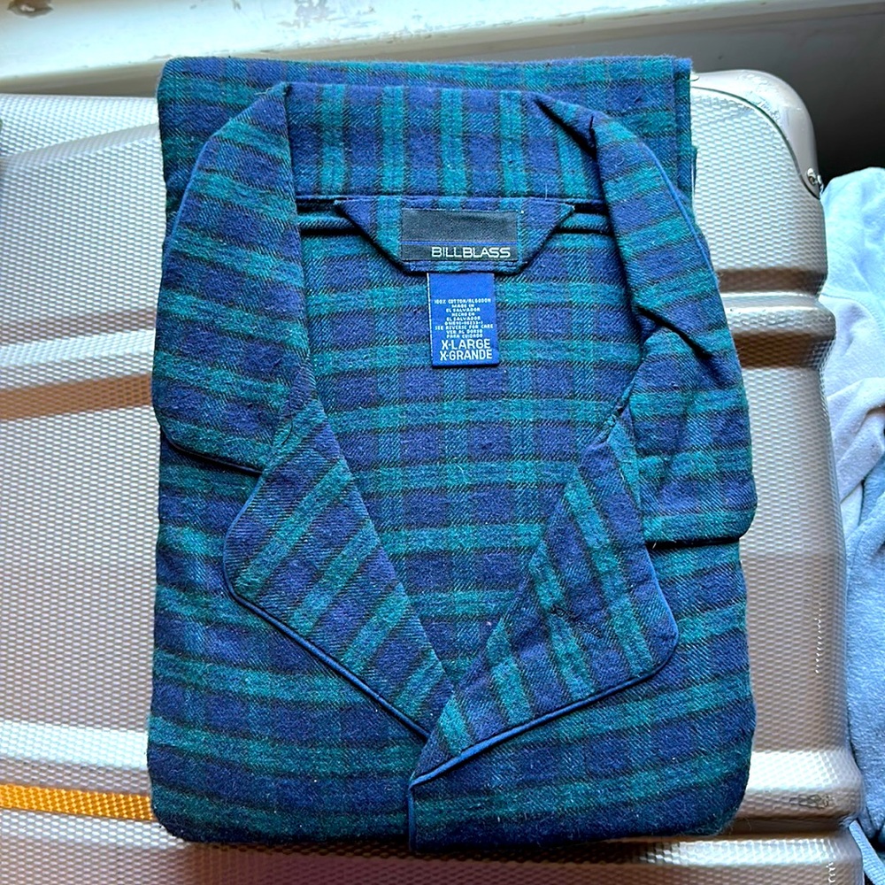 Bill blass flannel men sleep set